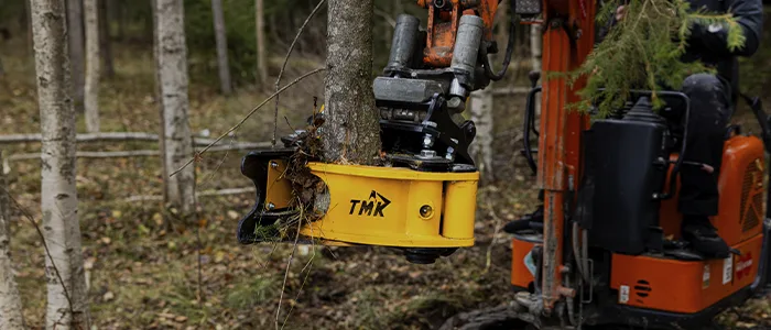 150TSP1 TMK 150 Tree Shear Image On Machine