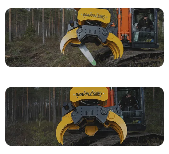 GSB&S1 Saw & Shear Comparison Shot - Grapple Saw